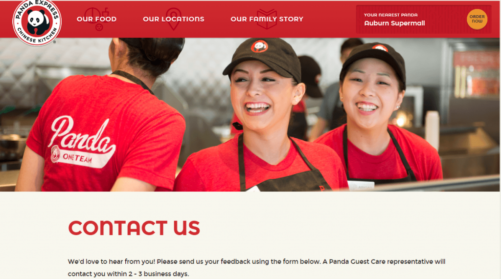 Panda Express Feedback