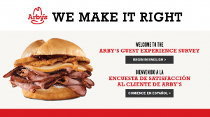 www.arbys.com/survey