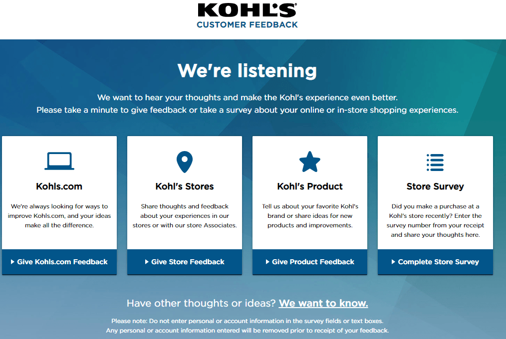 KohlsListens