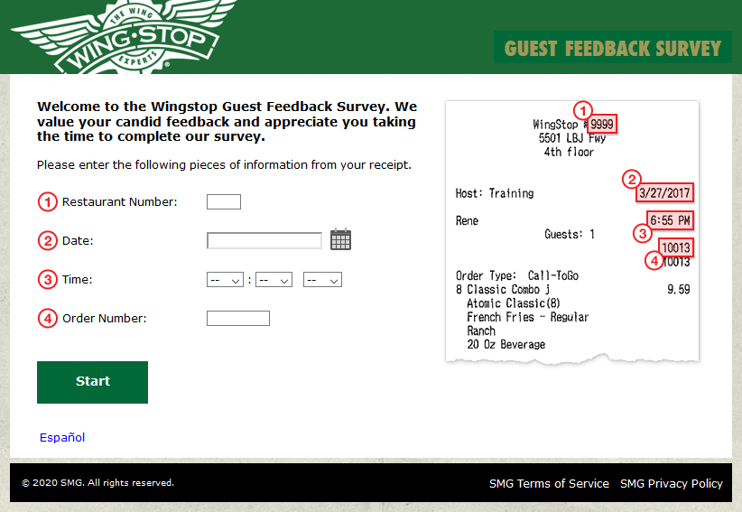 Wingstop Survey — Official Wingstop® Survey [50 Weekly]