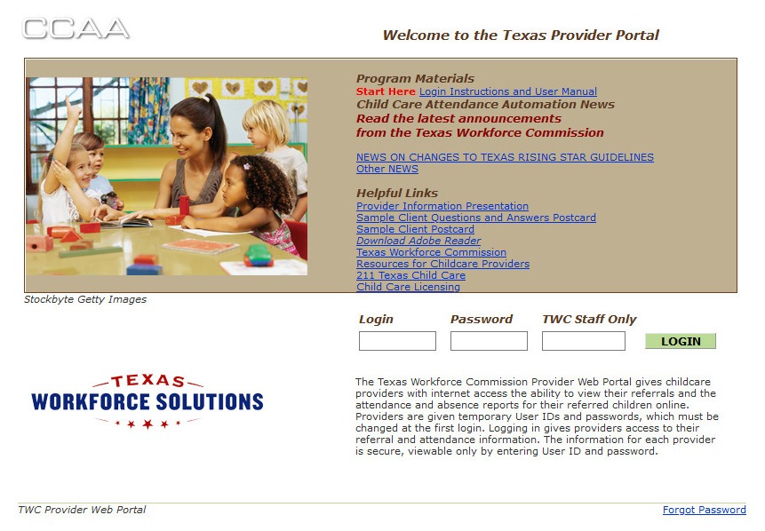 CCAA Login