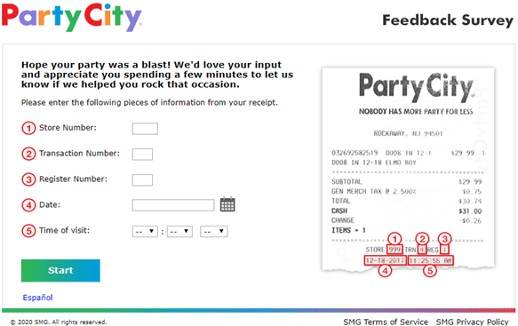 Party City Feedback